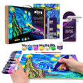 3D PICTURES Famous Masterpieces DIY 3D painting creative set ”Starry night”