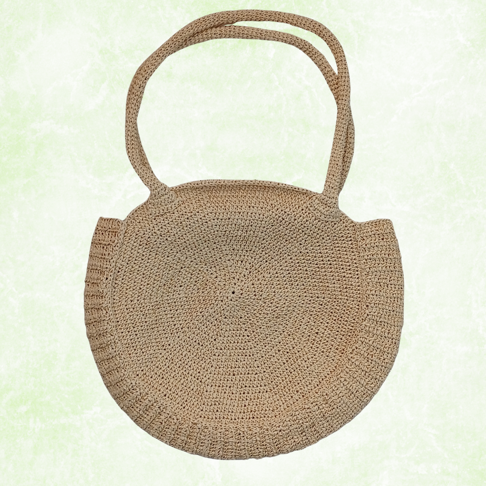 Boho Crochet Tote Bag, Large Raffia Shoulder Bag, Summer Beach Bag, Woven Straw Handbag, Bohemian Shopper Tote, Handmade Knitted Purse