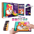 Coloring with clay set by numbers FOX