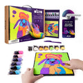 Coloring with clay set by numbers BUNNY