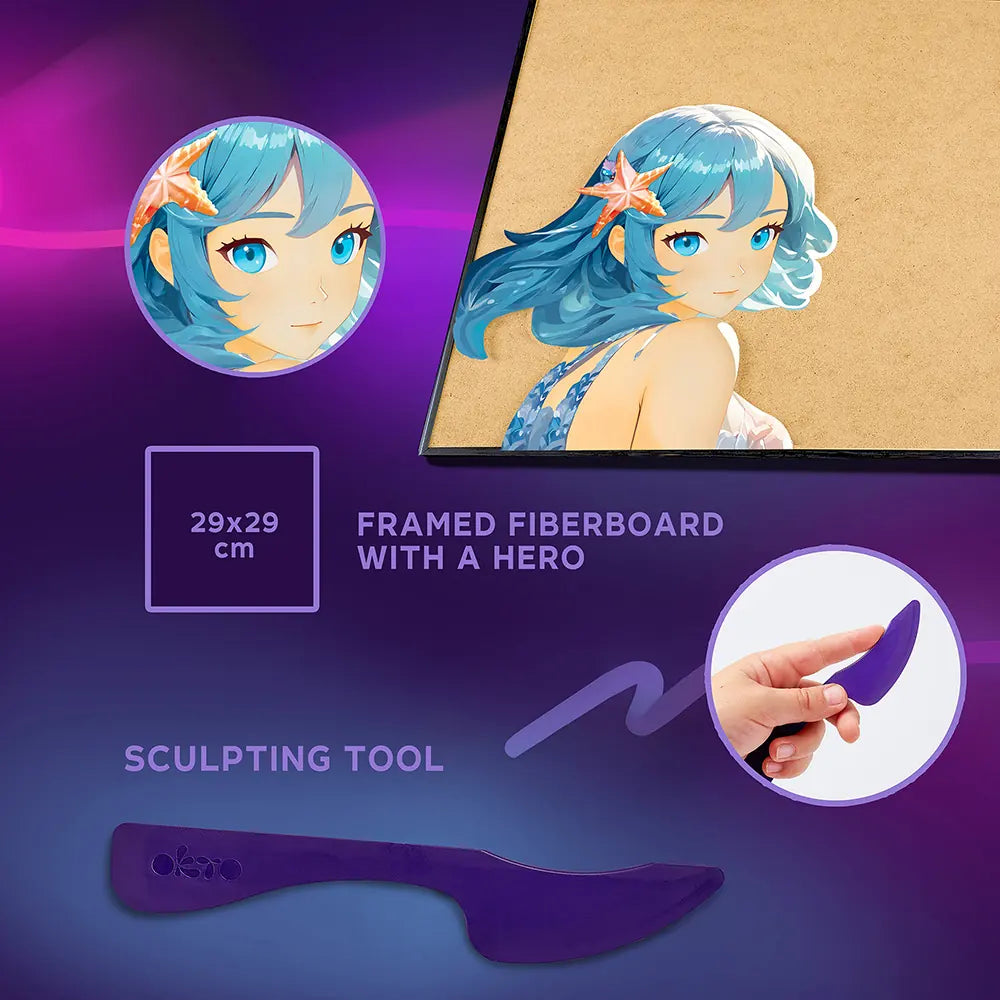 DIY 3D Painting  set "MANGA" Water