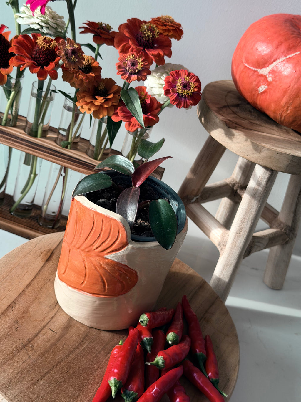 Handmade ceramic pot