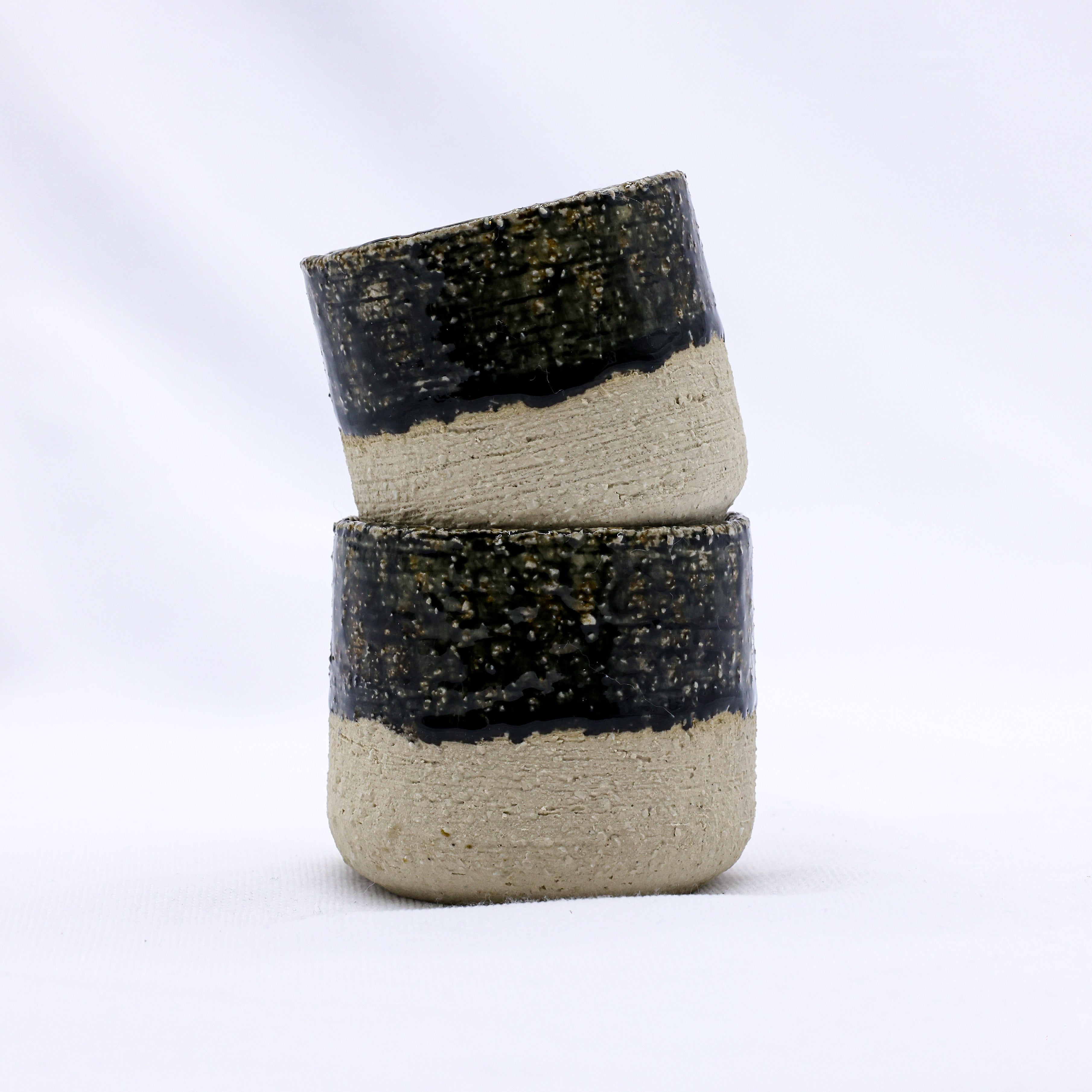 Blunero Picollo Handmade Ceramic Milled Stoneware Espresso Mug-3