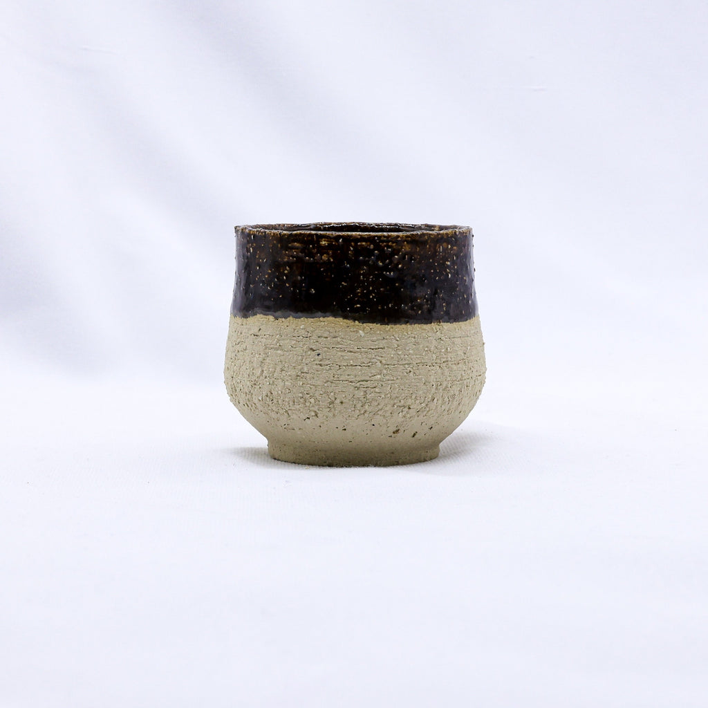 Bruno Tazza Handmade Ceramic Milled Stoneware Cappucino Mug-0