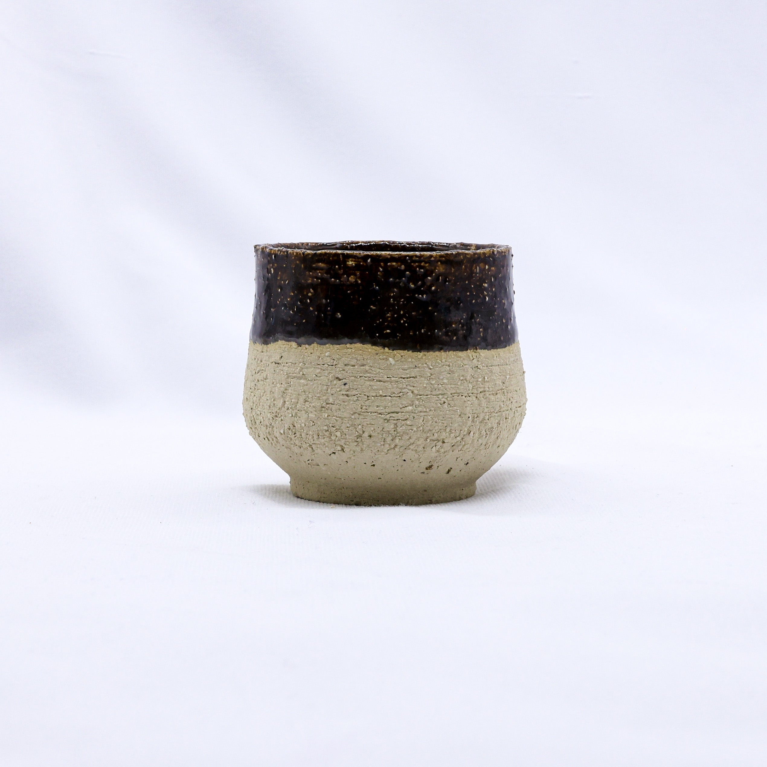 Bruno Tazza Handmade Ceramic Milled Stoneware Cappucino Mug-0
