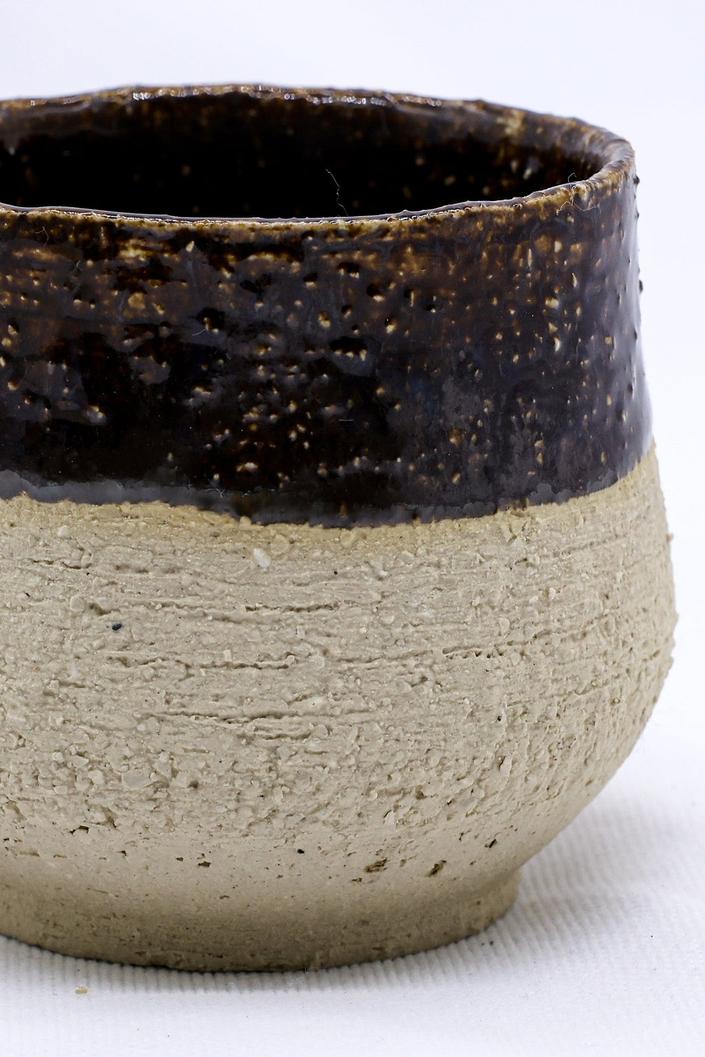 Bruno Tazza Handmade Ceramic Milled Stoneware Cappucino Mug-1