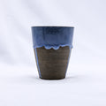 Blulume Quadra Blue Handmade Ceramic Smoked Grey Stoneware Tall Ceramic Cup