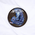 27 cm Nebula Smoked Grey Large Stoneware Handmade Ceramic Dinner Plate-0