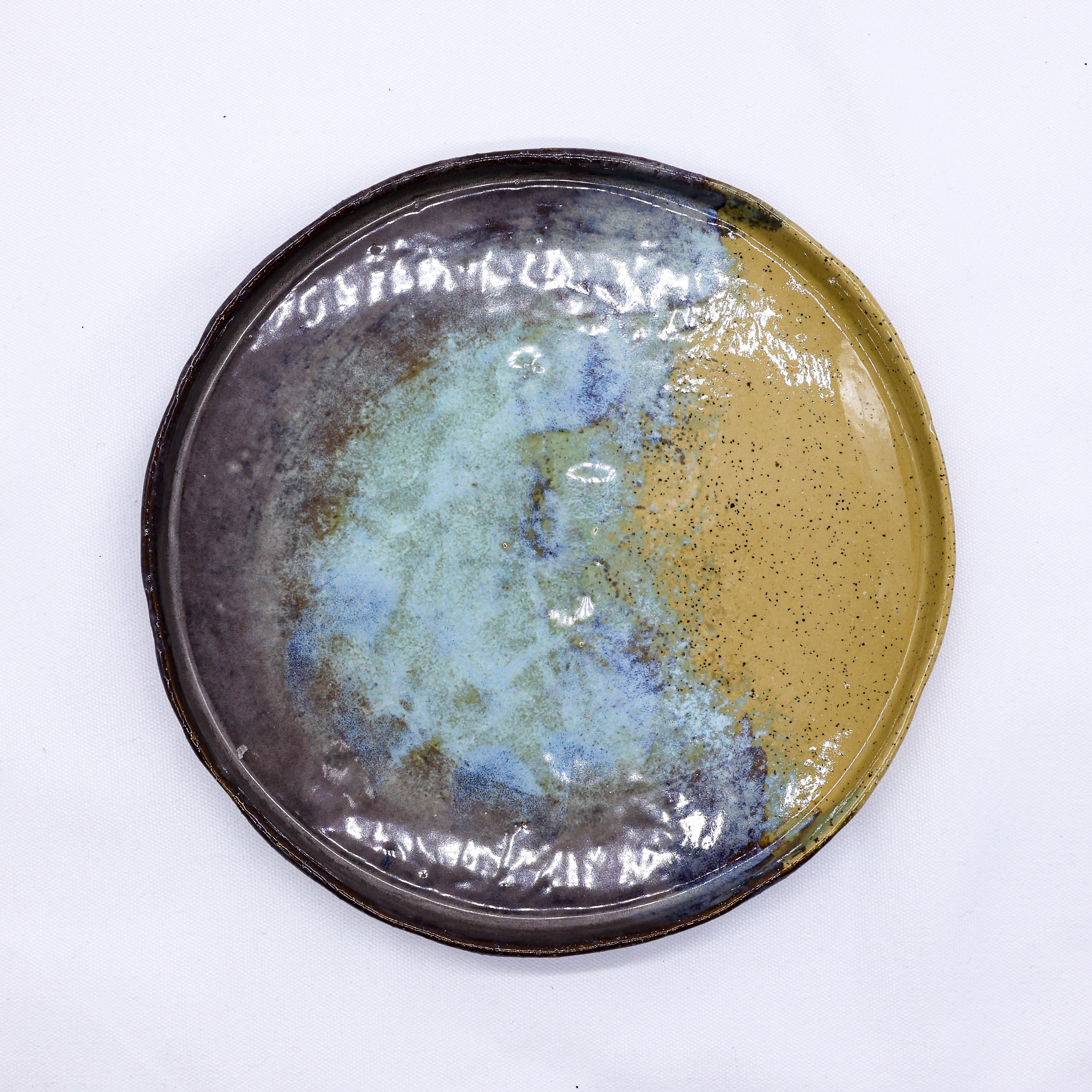 27 cm Shoreline Stoneware Handmade Ceramic Dinner Plate-0
