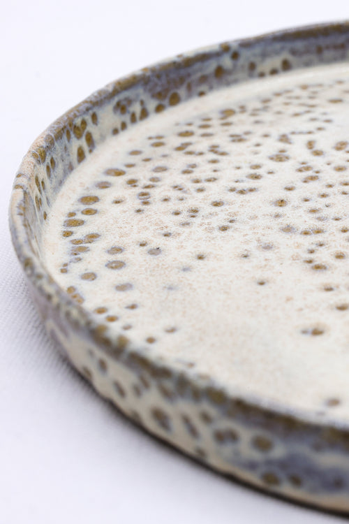 23 cm Saltfoam Stoneware Handmade Ceramic Dinner Plate-1