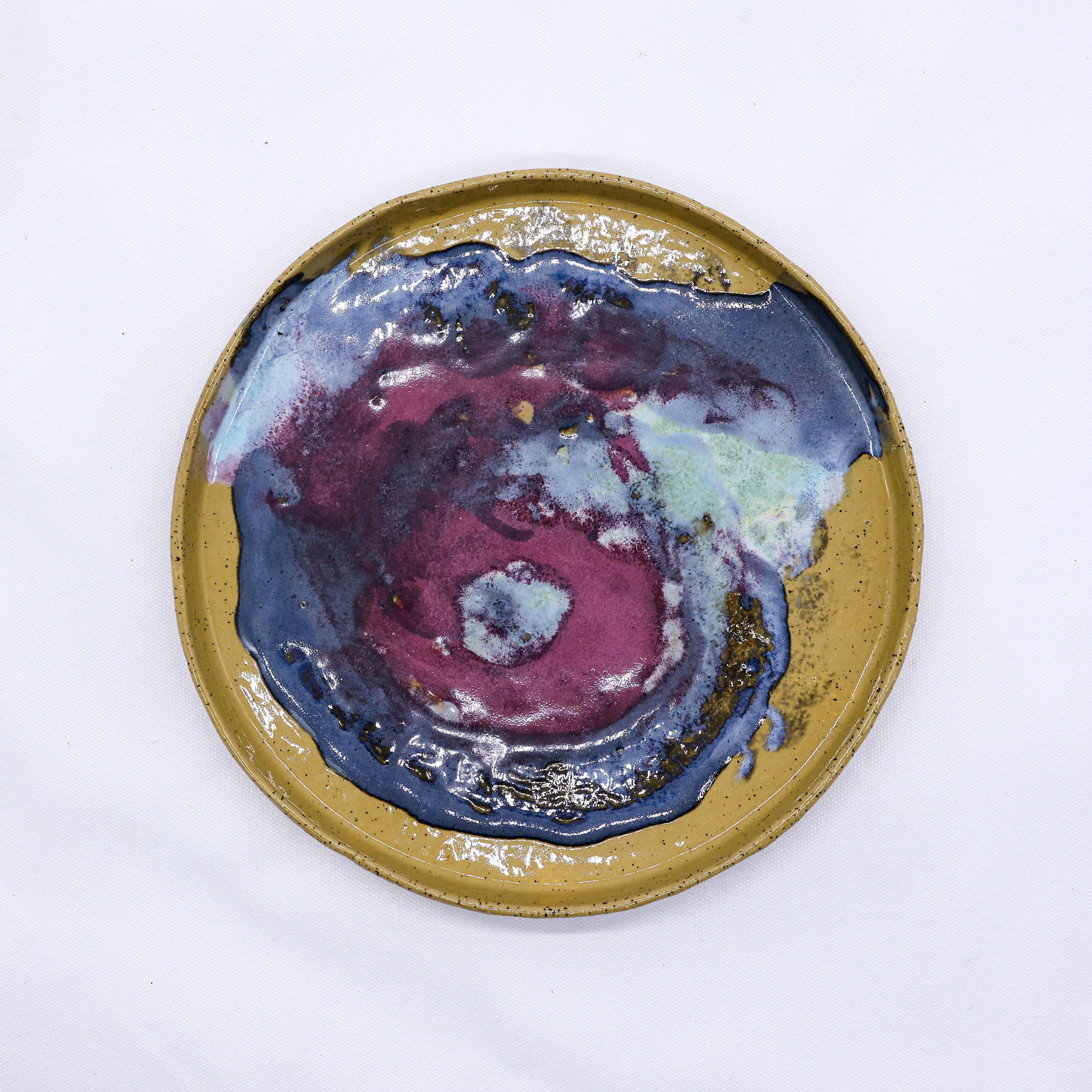 23 cm Berrywave Stoneware Handmade Ceramic Dinner Plate-0
