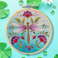 Mini Batik Craft Kit – Dragonfly Dreams | Hand-Waxed DIY Craft Kit-0