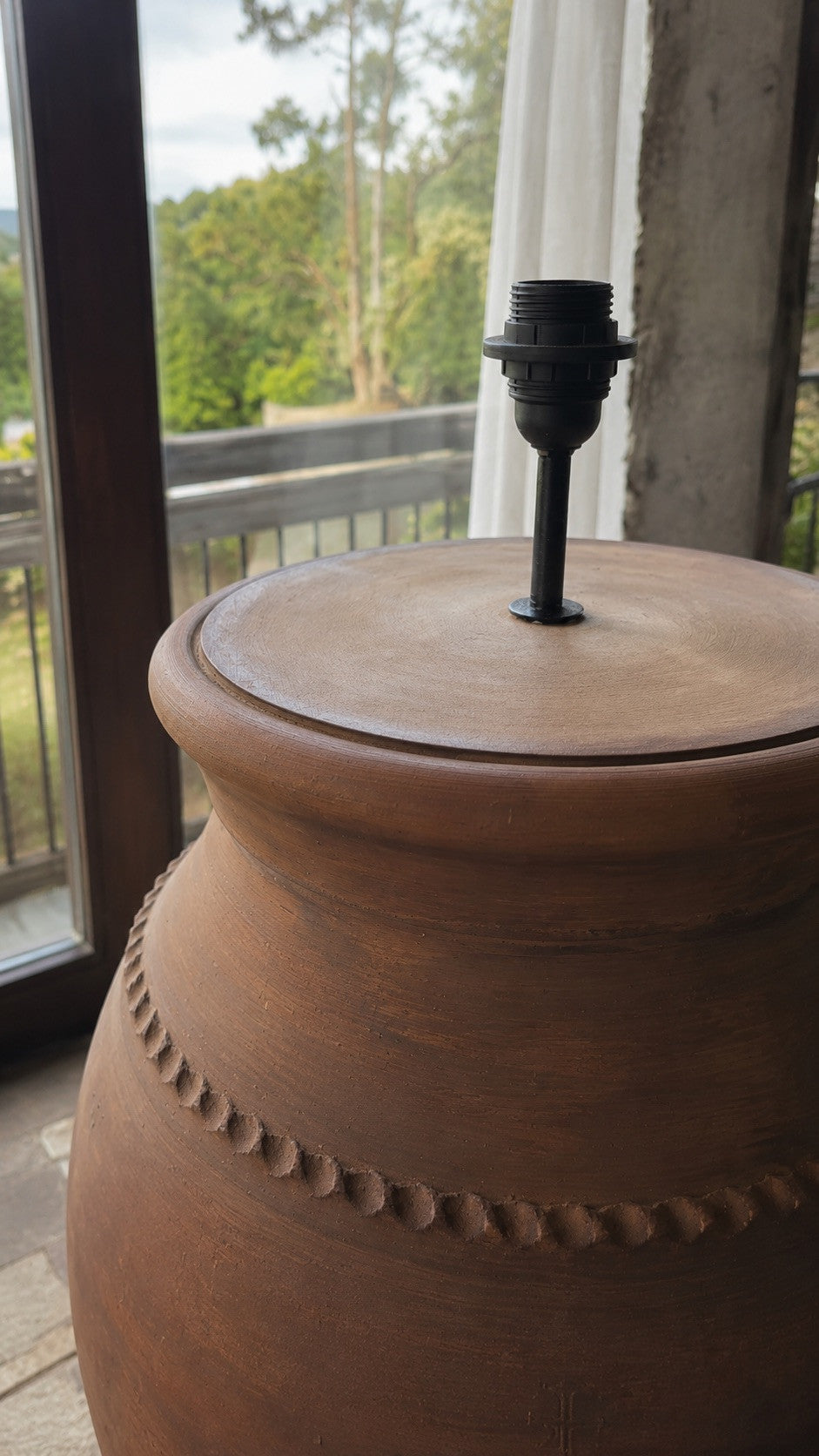 Terracotta Rustic Floor Lamp N°54-1