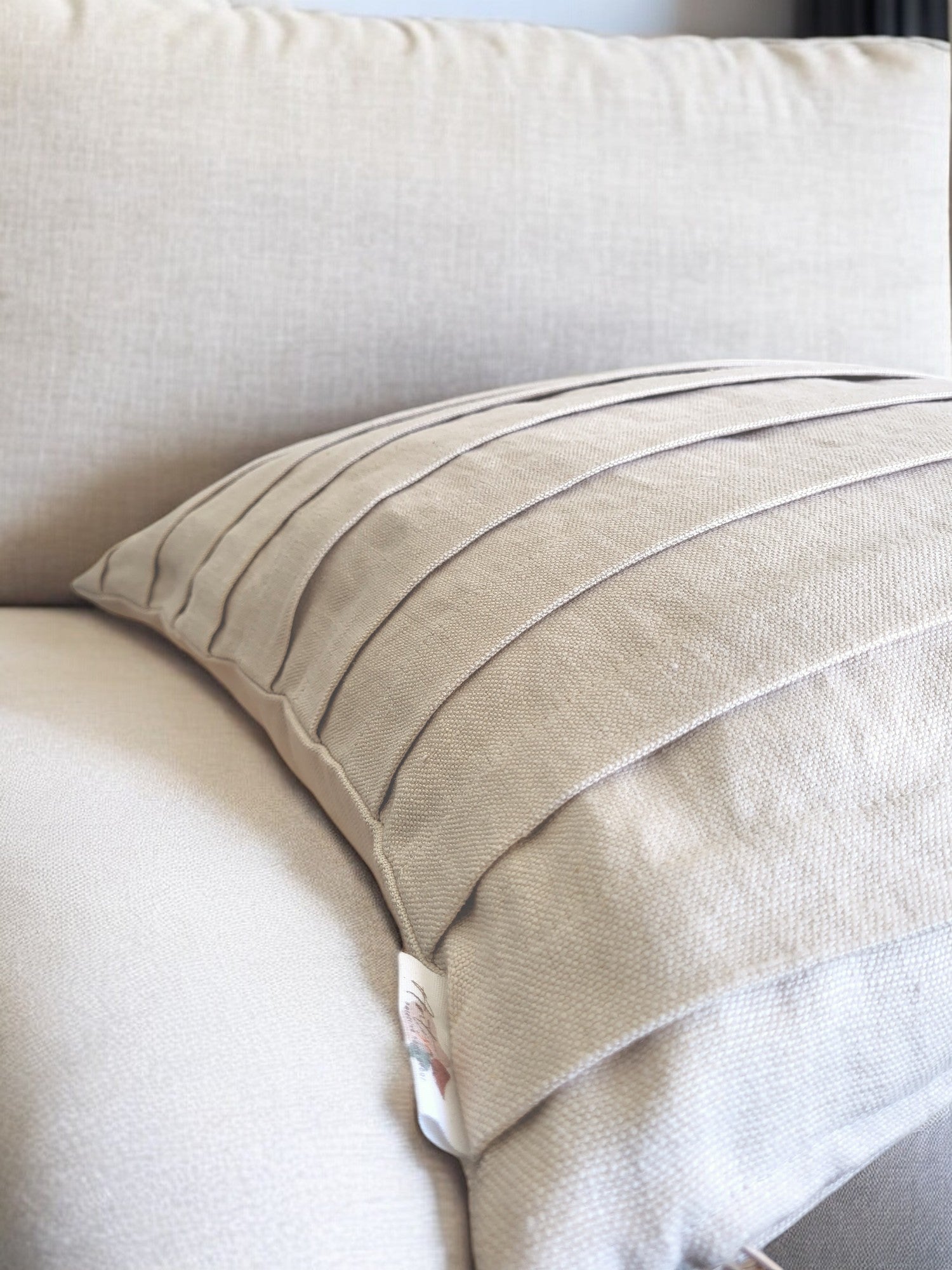 Pink Pearl Cushion Collection - Heavy Linen