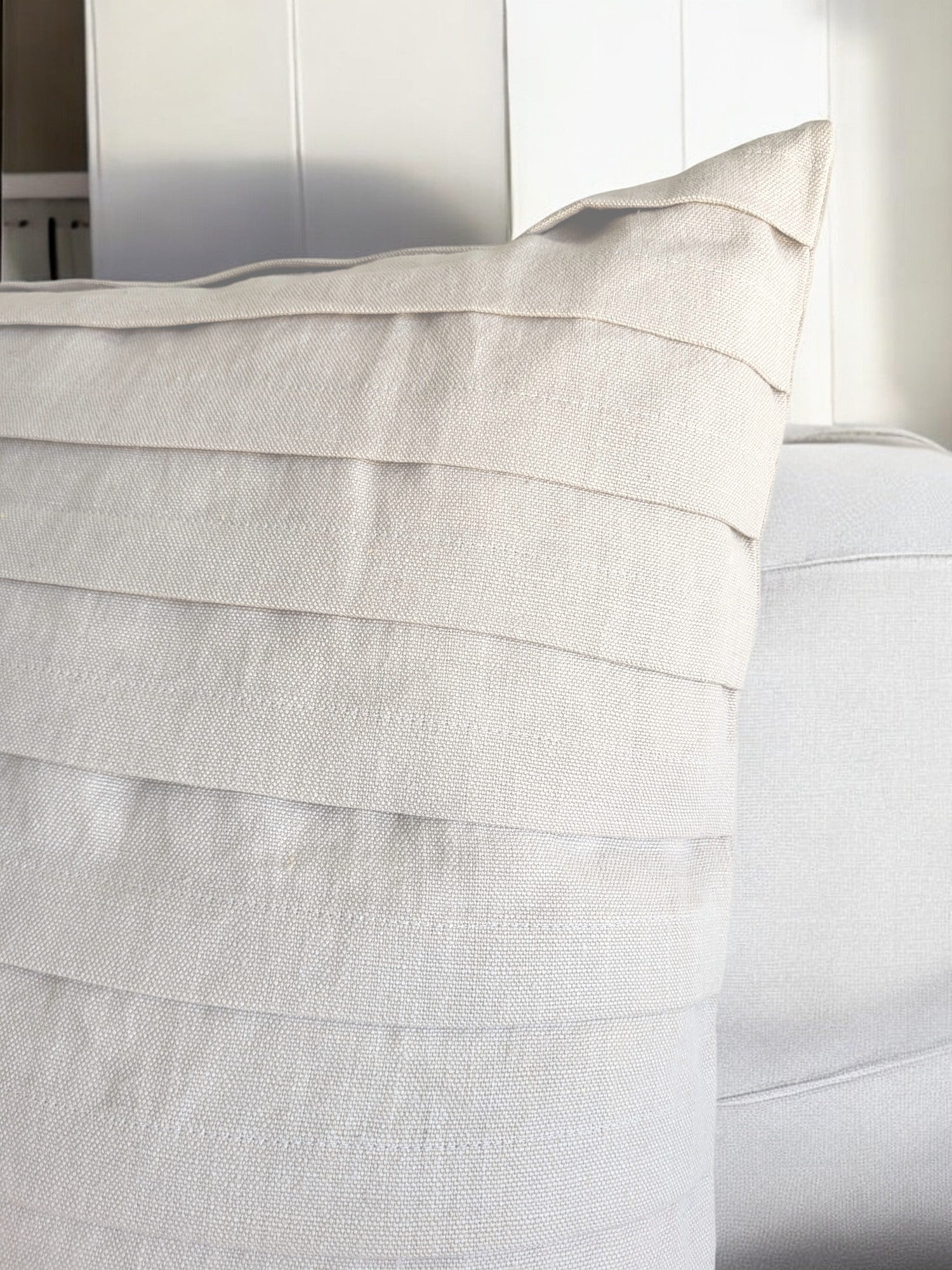 Pink Pearl Cushion Collection - Heavy Linen