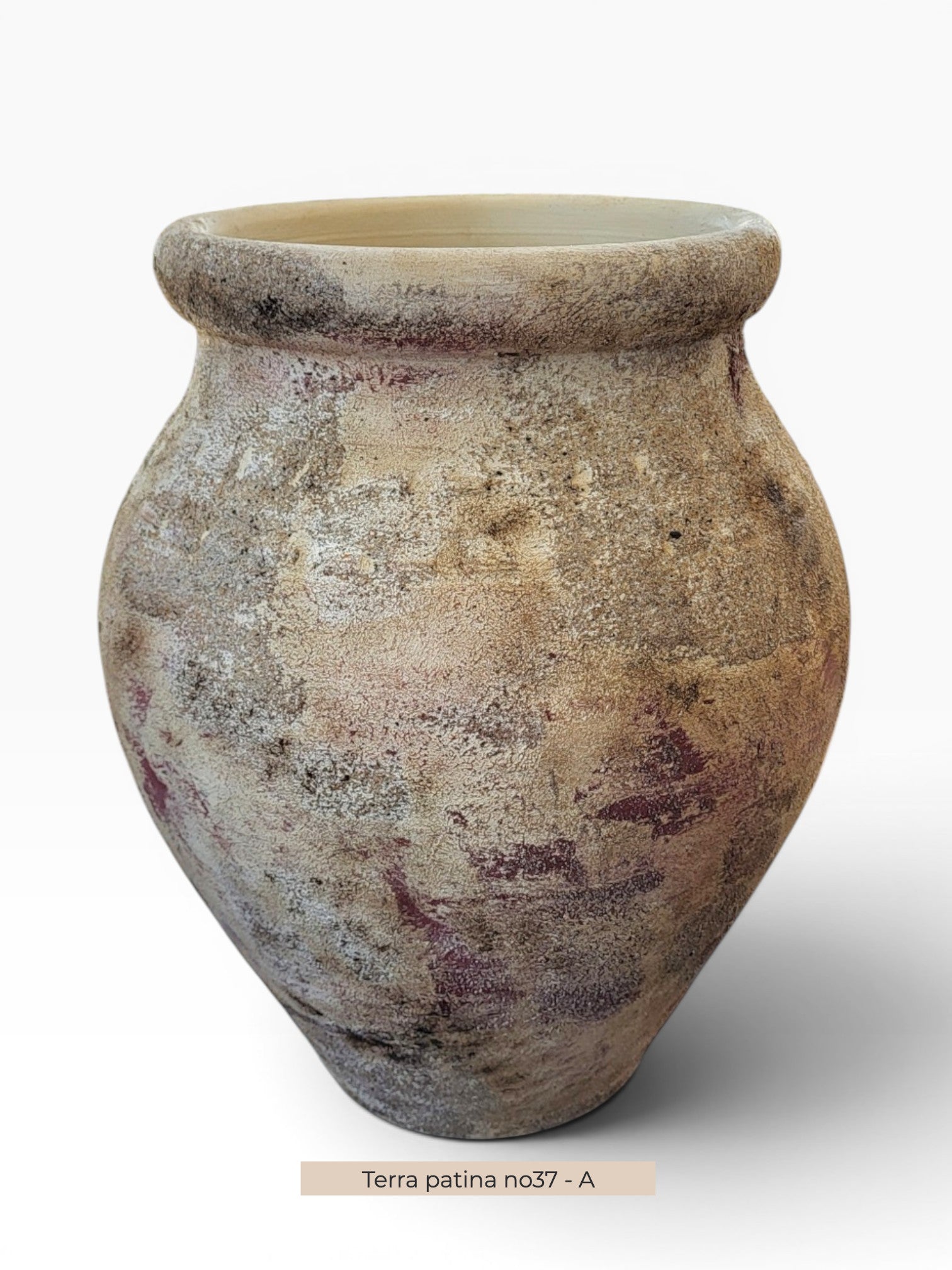Terra patina no37 - Decorative Terracotta Vase