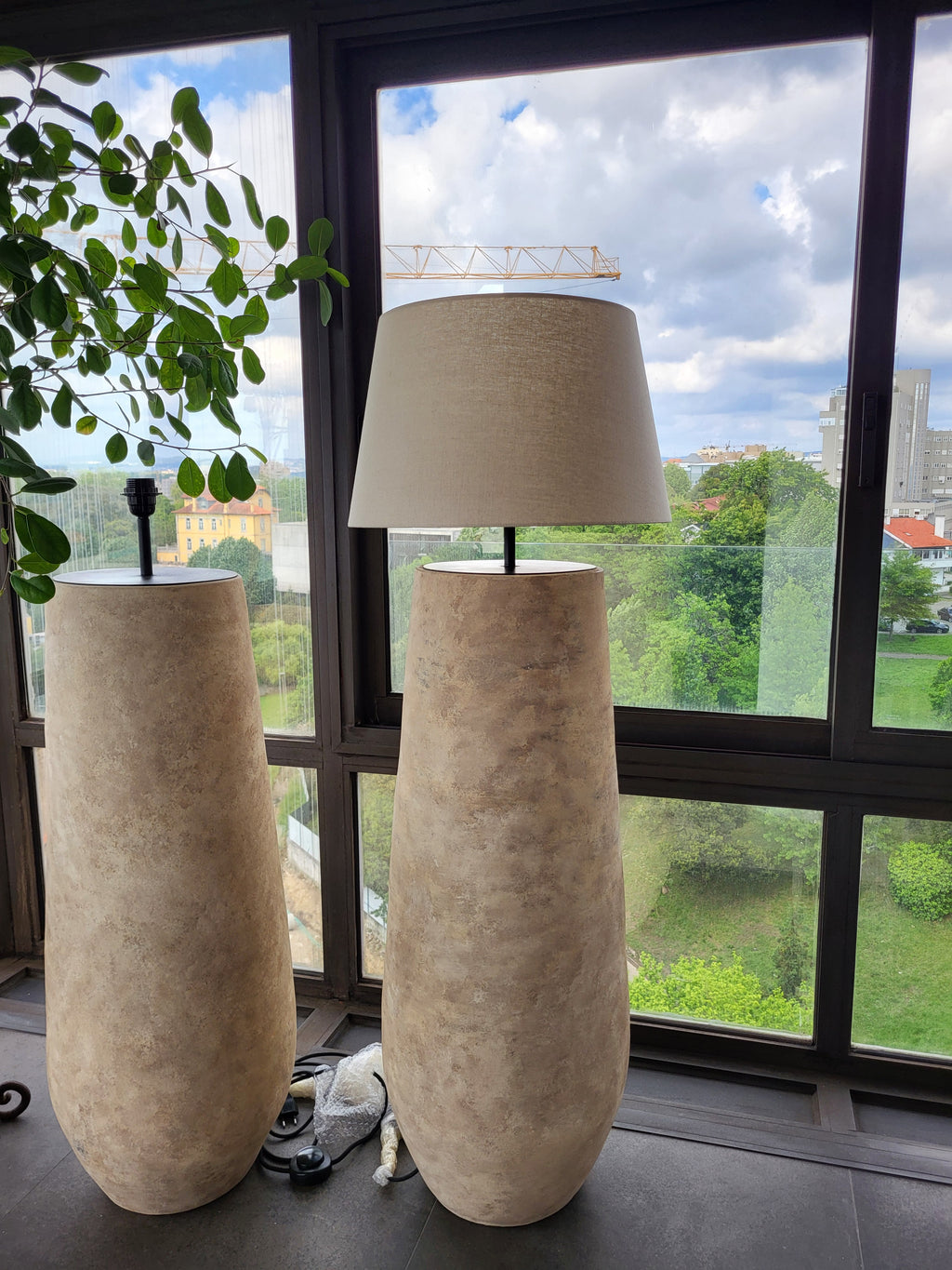 Ela n37 - Ceramic Floor-lamp