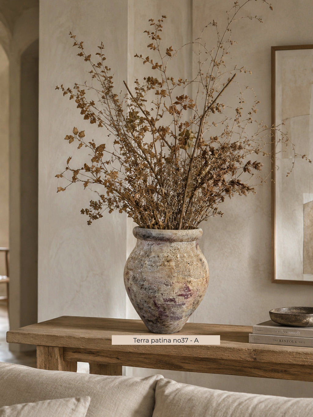 Terra patina no37 - Decorative Terracotta Vase